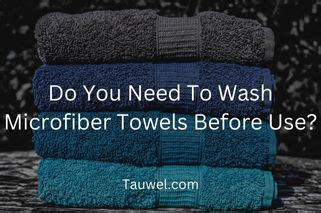 Should I wet my microfiber towels before use?