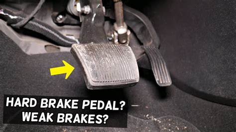 Should brake pedals be hard or soft?