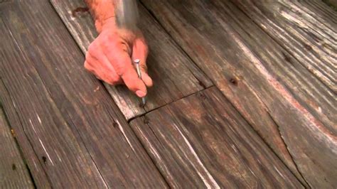 Should decking be nailed or screwed down?