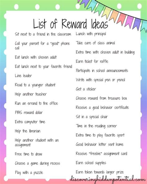 Should good behavior always be rewarded how?