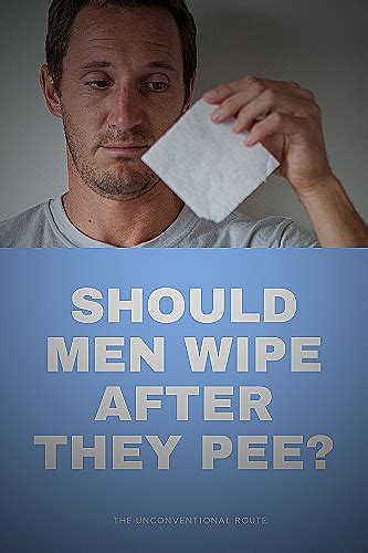 Should guys wipe after they pee?