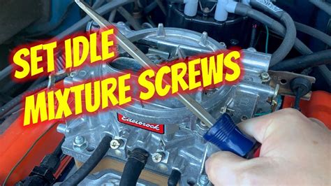 Should idle screws be lean or rich?