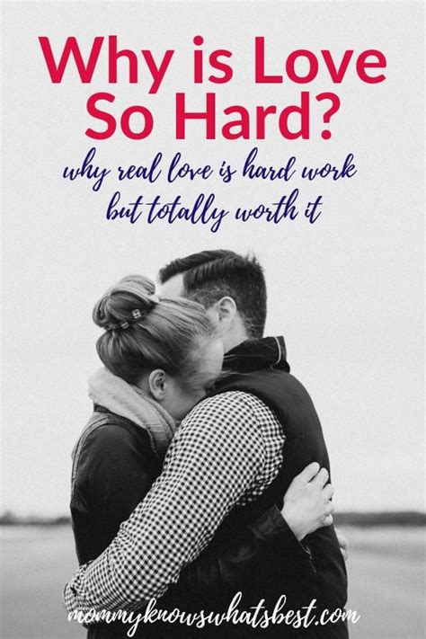Should love be easy or hard?