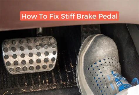 Should my brake pedal feel hard?