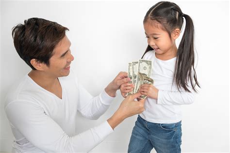 Should parents ask children for money?