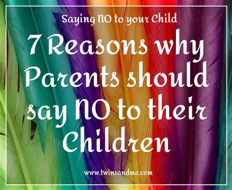 Should parents say no to their child?