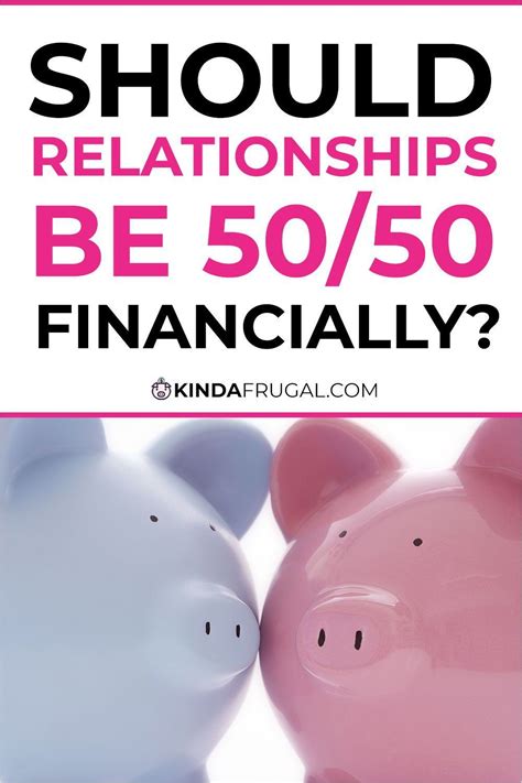 Should relationships be 50 50 financially?