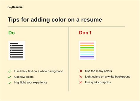 Should resumes have color?