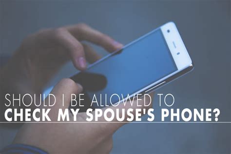 Should there be phone privacy in a marriage?