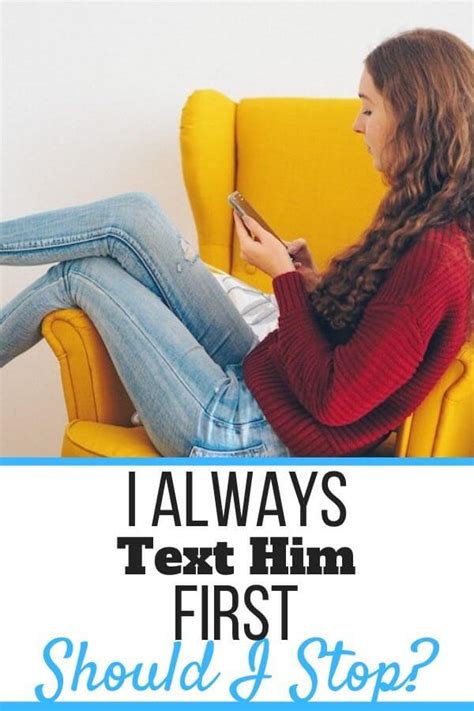 Should you always text a guy first?