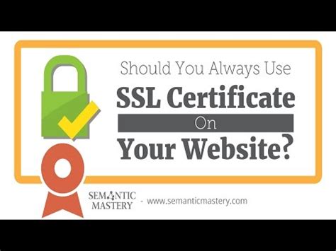 Should you always use SSL?