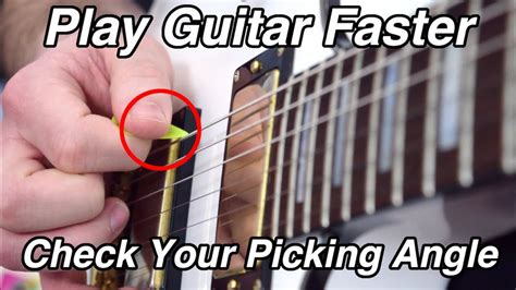 Should you angle your pick?