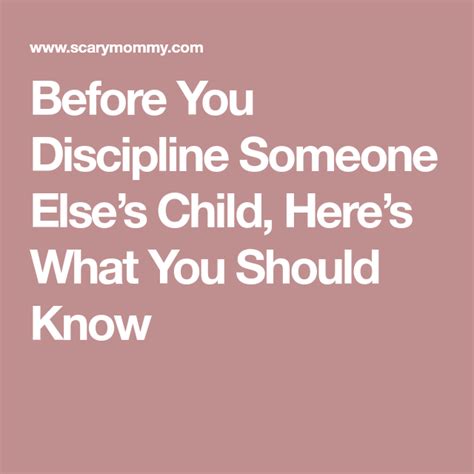 Should you discipline someone else's child?