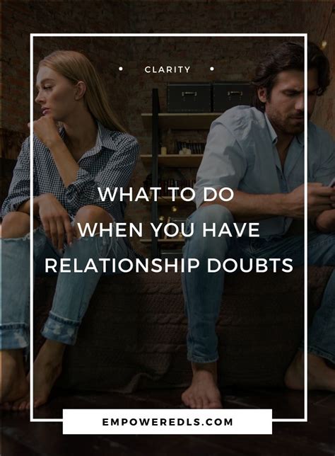 Should you end a relationship if you have doubts?
