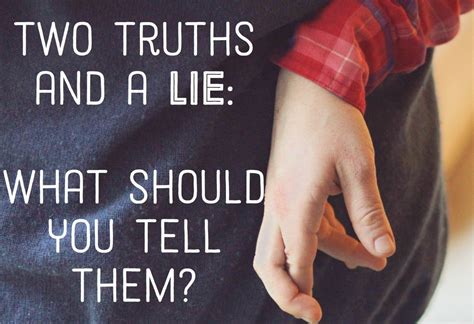 Should you ever tell a lie?