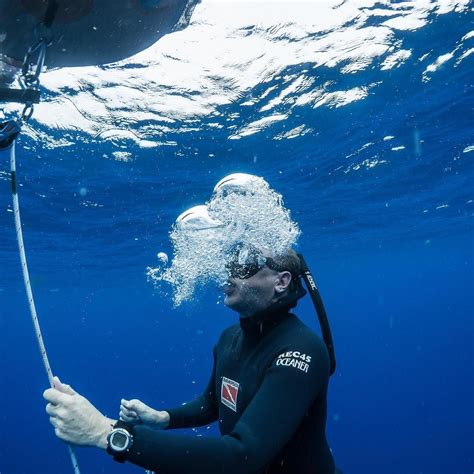 Should you exhale underwater when freediving?