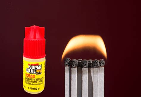 Should you heat super glue?