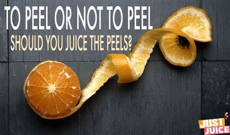 Should you juice orange peel?