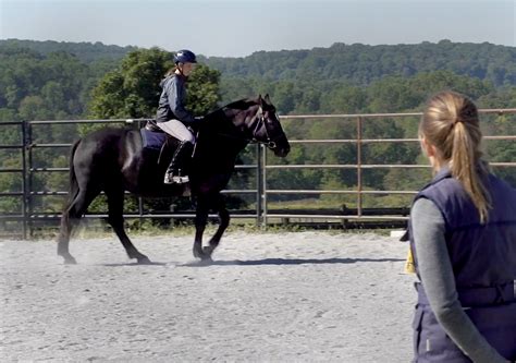 Should you lean forward when riding a horse?