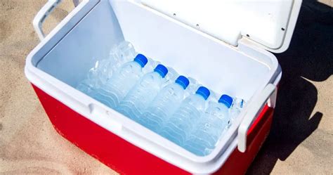 Should you leave water in cooler with ice?
