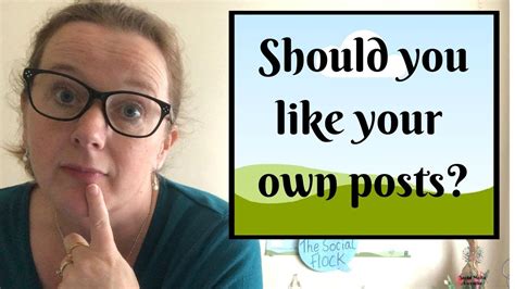 Should you like your own posts?