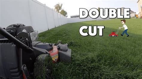 Should you mow twice?