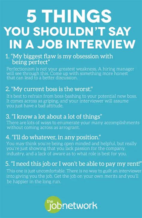 Should you say I in an interview?