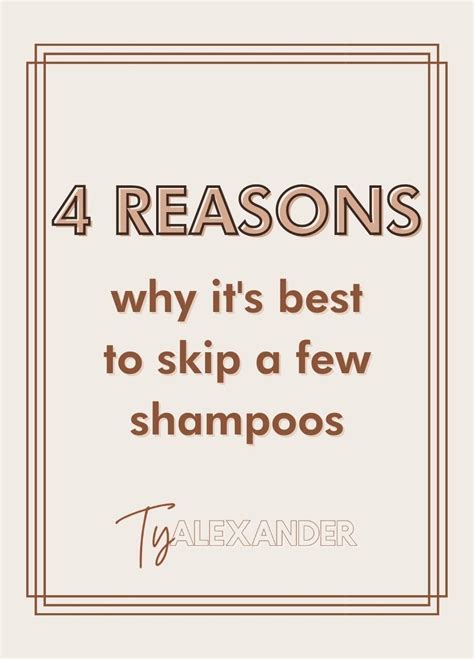 Should you skip shampoo?