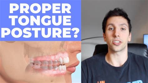 Should your tongue touch your teeth?