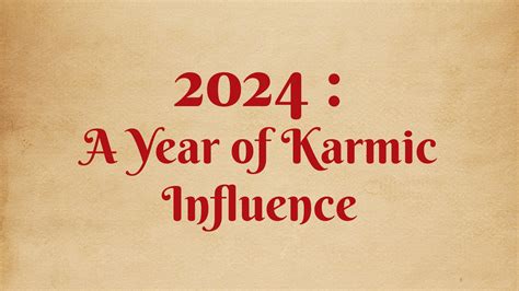 Was 2023 a karmic year?