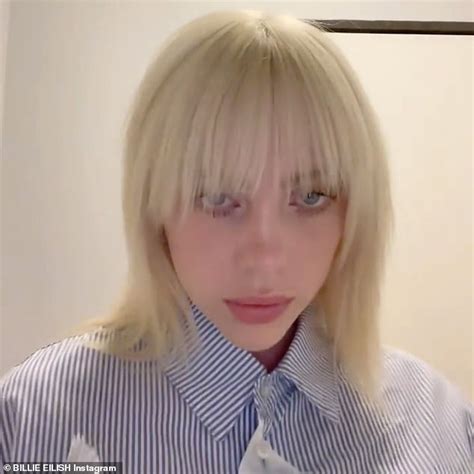 Was Billie's blonde hair a wig?