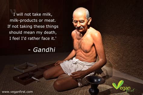 Was Gandhi a vegetarian?