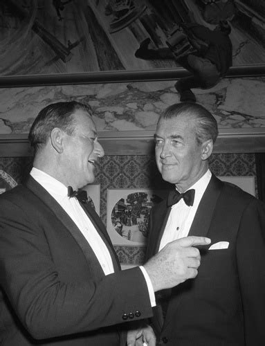 Was James Stewart friends with John Wayne?