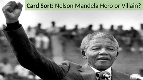 Was Mandela a villain or a hero?