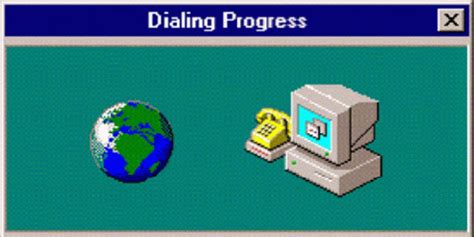 Was dial-up slow?
