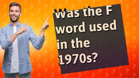 Was the F word used in 1883?