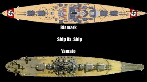 Was the Yamato bigger than the Bismarck?