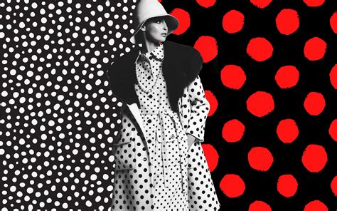 Were polka dots popular in the 60s?