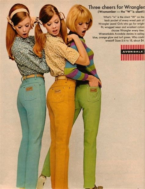 Were skinny jeans popular in the 60s?