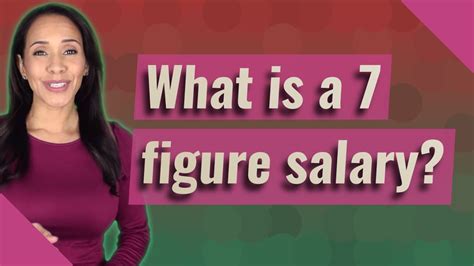 What's a 7 figure salary?