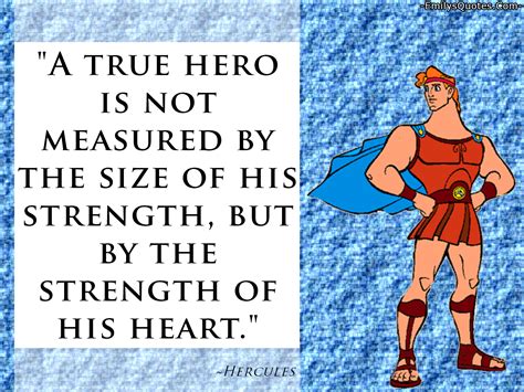 What's a true hero?