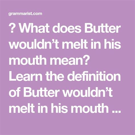 What's butters mean slang?