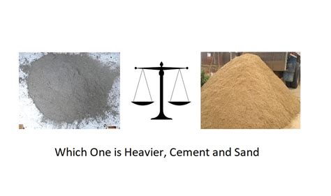 What's heavier than sand?