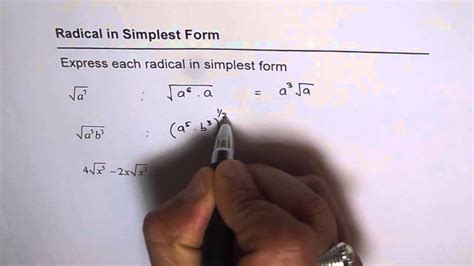 What's in simplest form?