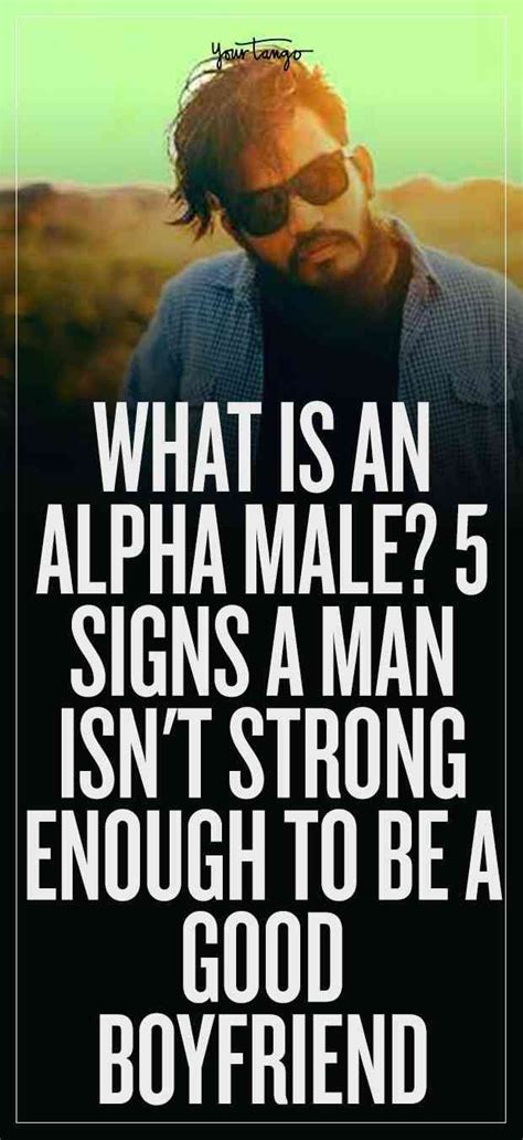 What's it like dating an alpha male?