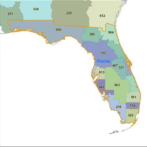 What's the area code in Florida?