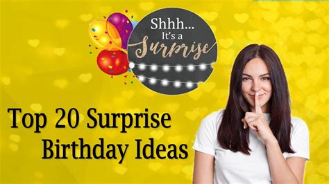 What's the best birthday surprise?