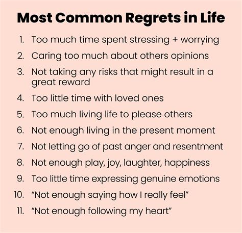 What's the biggest regret in life?
