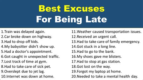 What's the coolest excuse for being late to class?