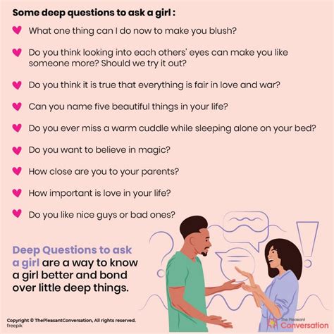 What's the deepest question to ask a girl?